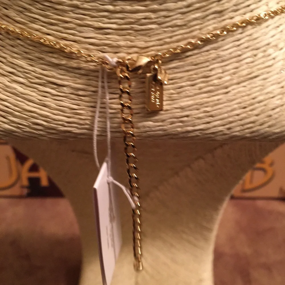 KATE SPADE NEW YORK NWT AUTHENTIC  ‘INTO THE WOOD’ FOX PENDANT NECKLACE.